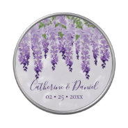 Watercolor Wisteria Personalized Name | Wedding Candy Tin at Zazzle