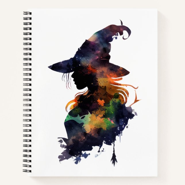 Watercolor Witch Notebook (Front)