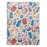 Watercolor Witchy Pattern Notebook