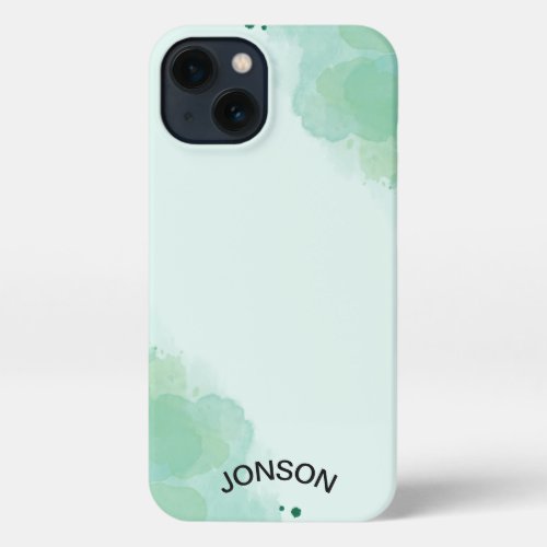 Watercolor with your name iPhone 13 iPhone 13 Case