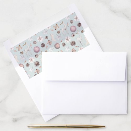 Watercolor Woodland Deer Envelope Liner