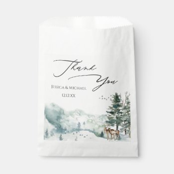Watercolor Woodland Forest Favor Bag by MaggieMart at Zazzle