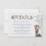 Watercolor Woodland Wedding Details and info card