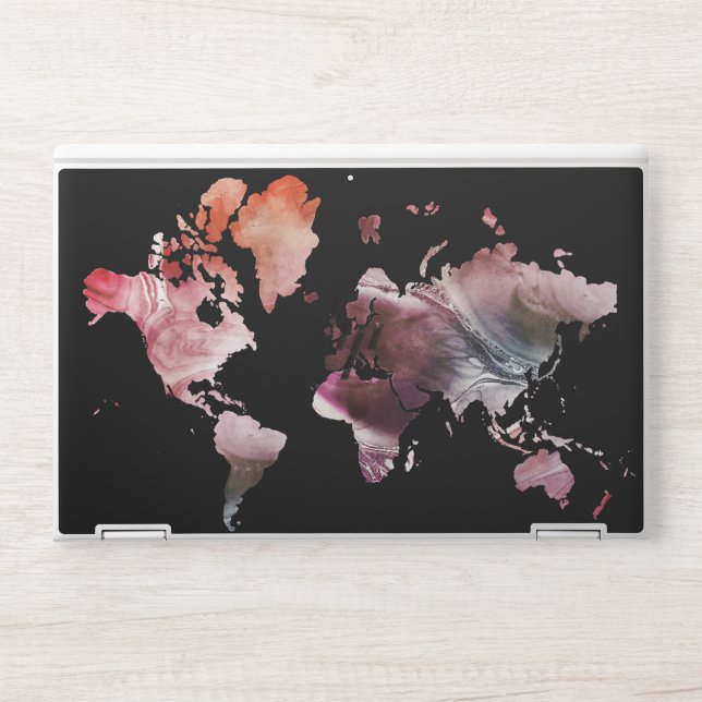 Watercolor World HP Laptop Skin (Front)