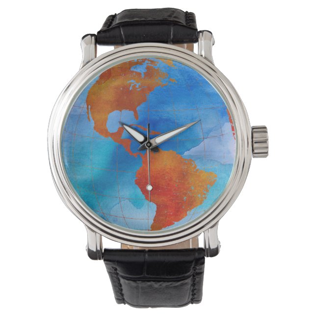 Watercolor World Watch (Front)