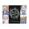 Watercolor Wreath 4 Photo Christmas Black