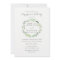 Watercolor Wreath Engagement Party Invitation