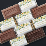 Watercolor Yellow Floral Gold Love Is Sweet Hershey's Miniatures<br><div class="desc">Modern Elegant Calligraphy Script Watercolor Yellow White Floral Wedding Love is Sweet Chocolate Candy Bars include yellow roses,  white flowers and botanical greenery. Gold Script.</div>