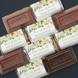 Watercolor Yellow Floral Gold Love Is Sweet Hershey's Miniatures<br><div class="desc">Modern Elegant Calligraphy Script Watercolor Yellow White Floral Wedding Love is Sweet Chocolate Candy Bars include yellow roses,  white flowers and botanical greenery. Gold Script.</div>