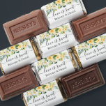 Watercolor Yellow Floral Love Is Sweet Wedding Hershey's Miniatures<br><div class="desc">Modern Elegant Calligraphy Script Watercolor Yellow White Floral Wedding Love is Sweet Chocolate Candy Bars include yellow roses,  white flowers and botanical greenery.</div>