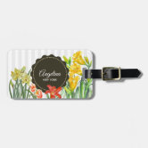 Multi-colored Polka Dot Personalised Luggage Tag | Zazzle display picture 3