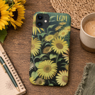 Watercolor Yellow Wildflowers  iPhone 11 Case
