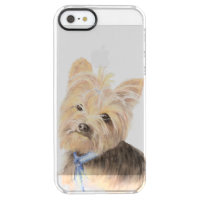 Watercolor Yorkie Yorkshire Terrier Cute dog pet
