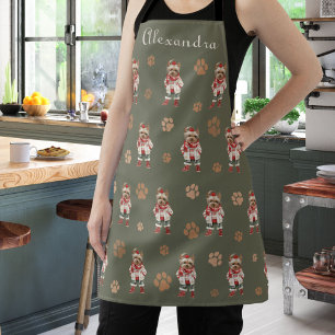 Watercolor Yorkshire Terrier Apron