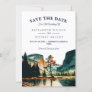 Watercolor Yosemite National Park Wedding Ca US I Invitation