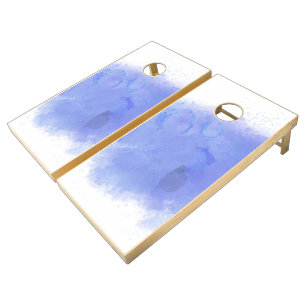 Watercolor Zazzle_Growshop. Cornhole Set