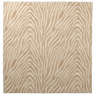 Watercolor Zebra Print Cloth Napkin