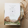 Watercolor Zion National Park Wedding Invitation