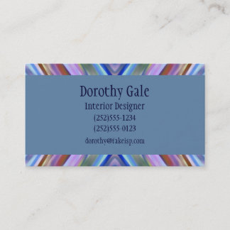 Watercolored - Brightly Colored Abstract Business Card