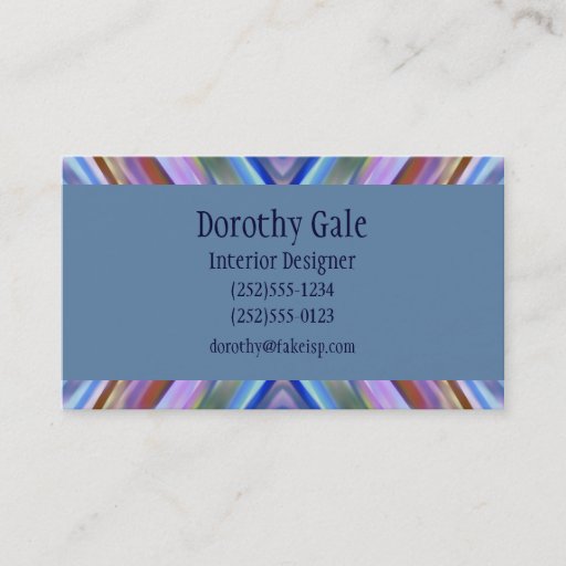Customizable Watercolored - Brightly Colored Abstract Business Cards
