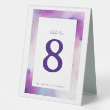 Watercolored Frame - Lavender Invitation