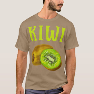 Watercolored Kiwi Healthy Food Lover T-Shirt