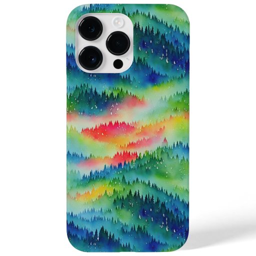 Watercolorful forest XXXIII - phone case