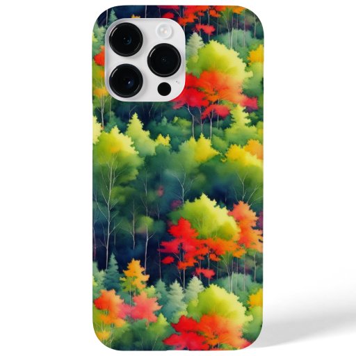 Watercolorful forest XXXVI - phone case