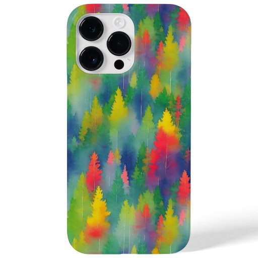 Watercolorful forest XXXVII - phone case