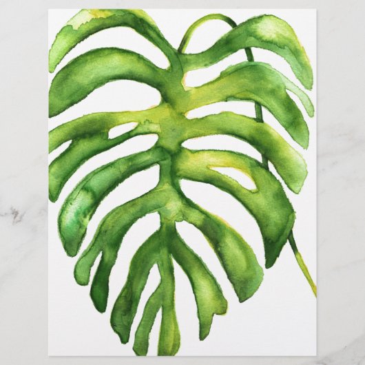WatercolorGreenPalm1 (Front)