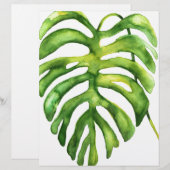 WatercolorGreenPalm1 (Front/Back)