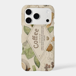 WatercolornCoffee Collage iPhone 17 Pro Case