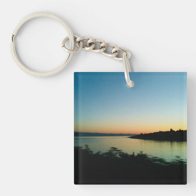 Watercolors Canada Color Photography Keychain (Front)