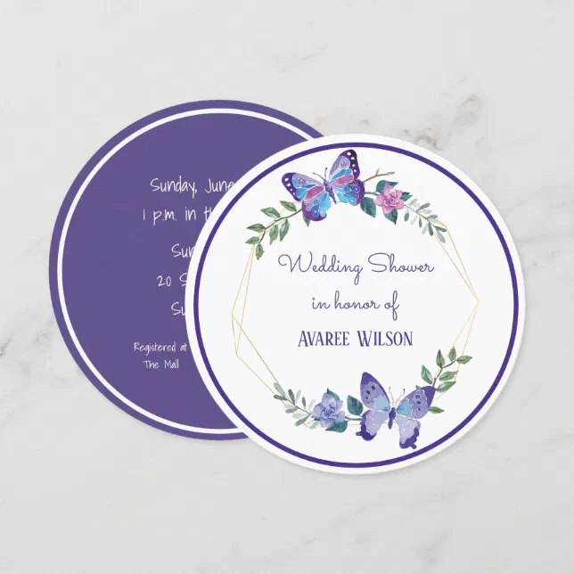 Watercolors Flowers Bridal Shower Invitation | Zazzle