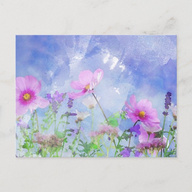 Hahnem??hle Watercolor Postcards - 30 Fine Texture Cards 230gsm In Metal Case 10.5x14.8cm