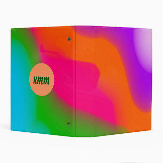 Watercolors Sherbet Mini Binder