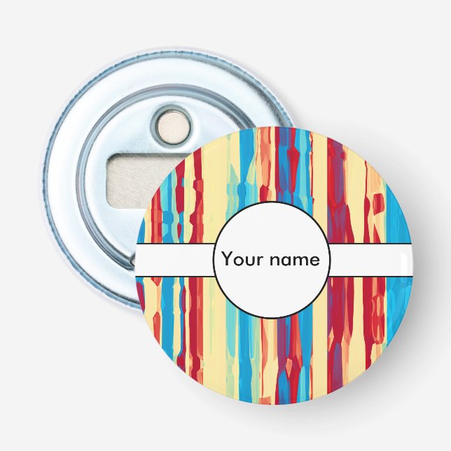Watercolors texture bottle opener (Front)