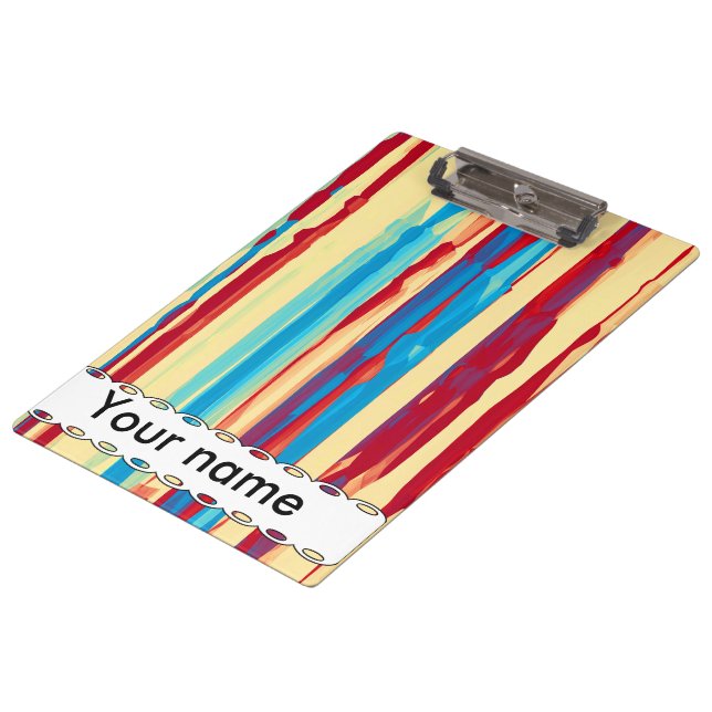 Watercolors texture clipboard (Angled)