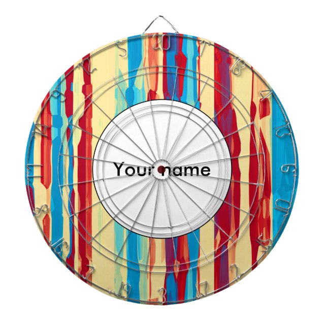 Watercolors texture dart board (Front)