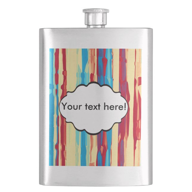 Watercolors texture flask (Front)