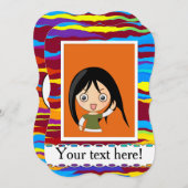 Watercolors waves abstract design (Front/Back)