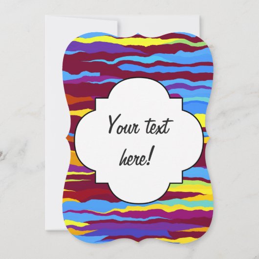 Watercolors waves abstract design (Back)