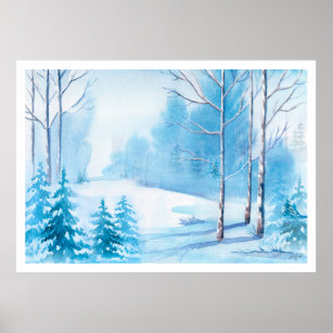 Winter Scene Posters & Prints | Zazzle