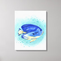 Watercolour artwork of Tropical Fish