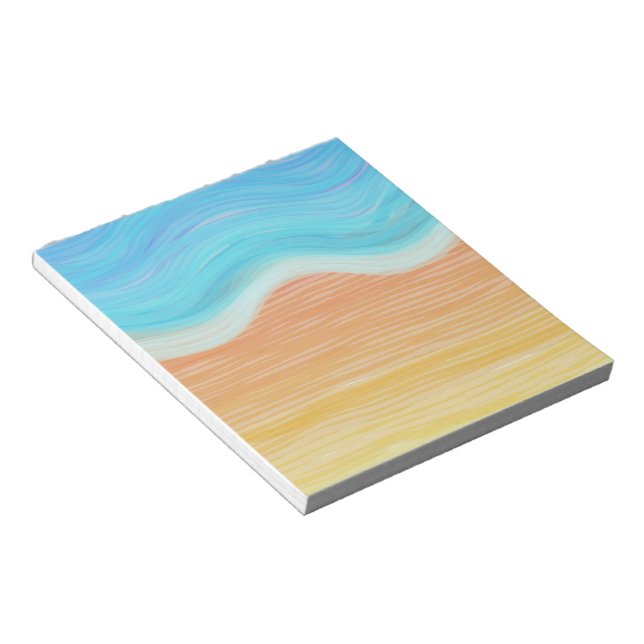 Watercolour Beach Notepad (Angled)