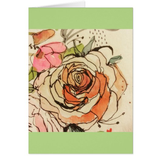 Watercolour bloom 3 cards (Front)