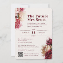 Watercolour Blooms | Elegant Peony Bridal Shower
