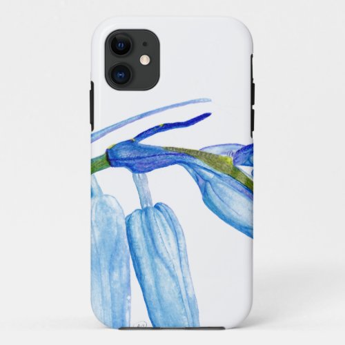 Watercolour Bluebell iPhone SE  iPhone 55 S Case