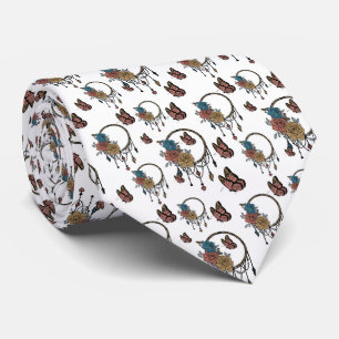 Watercolour Boho Pattern Neck Tie