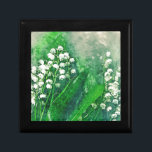 Watercolour Botanical Lily of the Valley Gift Box<br><div class="desc">Watercolour Botanical Lily of the Valley. Perfect gift for those looking for something simple and fresh.</div>